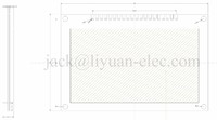 2.7 pouces 128x64 échelle de gris graphique personnalisée micro mono carte contrôleur blanche module de panneau lumineux d'affichage oled