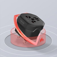 Adaptateur universel LDNIO Z7 2500W Bande d'alimentation murale Multi Plug Adaptateur de voyage universel Double adaptateur de voyage Prise d'extension