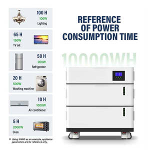 Sistema de Almacenamiento de Energía Doméstico Todo en Uno de 15kwh con Batería de Iones de Litio de 48v 300ah y 51.2v 280ah Apilable IP65 NEHC0010 I - Product Image 5