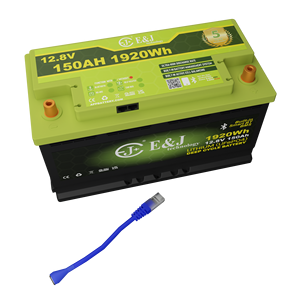 Batería <span class=keywords><strong>de</strong></span> Coche <span class=keywords><strong>de</strong></span> Litio LiFePO4 <span class=keywords><strong>de</strong></span> 12V 150Ah con Calefacción y Bluetooth, L5 DIN H8 Grupo 49, <span class=keywords><strong>EJ</strong></span> EJ12150FE, 5000 Ciclos - Product Image 4