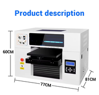Imprimante à jet d'encre UV LED contrôlée par application pour verre, tête d'impression XP600, fonctionnement sans fil et surveillance à distance pour l'Industrie 4.0