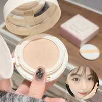 Krim BB Air Cushion 2in1 Mineral Pelembap Pencerah Tahan Air, Menutup Sempurna, Menghidrasi, dan Mengunci Riasan