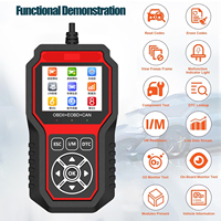 Escáner OBD2 Ultra Profesional, Herramienta de Diagnóstico Mecánico, Lector de Códigos, Pantalla a Color de 2.8 Pulgadas, Diagnóstico de Luz de Advertencia del Motor, 1 Año de Garantía