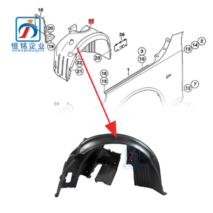 Piastra interna parafango anteriore sinistro <span class=keywords><strong>E60</strong></span> per <span class=keywords><strong>BMW</strong></span> Serie 5 <span class=keywords><strong>E60</strong></span>, <span class=keywords><strong>ricambi</strong></span> auto per riparazione 51717033749 - Product Image 3