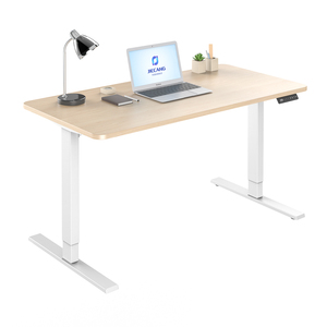 Système de bureau réglable en hauteur avec cadre de table électrique à double moteur et 2 niveaux JIECANG - Product Image 5