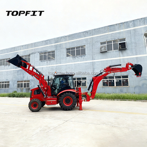 Chargeuse-pelleteuse diesel haute puissance TOPFIT TLS3CX avec benne de 1 m et pales en H pour travaux de construction lourds et excavations - Product Image 4