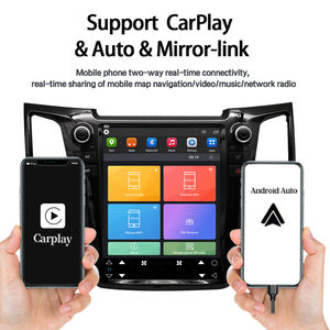 Lecteur multimédia pour Toyota Fortuner avec écran vertical de 12,1 pouces, avec <span class=keywords><strong>Android</strong></span> <span class=keywords><strong>Auto</strong></span> et CarPlay sans fil, navigation GPS, Bluetooth, Wi-Fi, DSP, vidéo embarquée - Product Image 2
