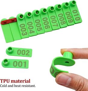 CMRFID 001-100 Étiquettes de tête en cuivre personnalisables pour bétail d'animaux de ferme Étiquette d'oreille de chèvre pour mouton - Product Image 4