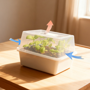 Cây giống bắt đầu Hộp nhà máy trong nhà nảy mầm hộp hạt giống bắt đầu nhà kính cây giống Starter Kit với hạt giống bắt đầu khay - Product Image 2