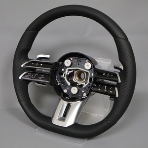 Volante de Cuero Personalizado para <span class=keywords><strong>Mercedes</strong></span> <span class=keywords><strong>Benz</strong></span> C117 C197 C205 W117 W166 C300 X164 - Product Image 2