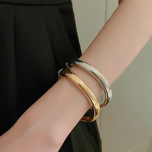 Fashion Wholesale Multi-styles Alloy <b>Crystal</b> Rhinestone Adjustable Minimalist Open <b>Bracelet</b> Bangles for Women - Product Image 4