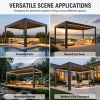 Kit de pergola en aluminium DIY avec supports antirouille GREEN GUARD pour la construction de jardins extérieurs résidentiels