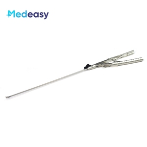 Fórceps de soporte de aguja laparoscópica reutilizable médica, fórceps de sujeción de aguja laparoscópica, fórceps de sujeción de aguja tipo O médica - Product Image 4