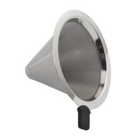 Filtre à café professionnel en acier inoxydable sans papier, accessoires pour expresso, filtre à café