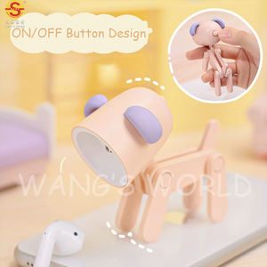 मिनी प्यारा पालतू कुत्ता रात को प्रकाश बटन बैटरी संचालित टेबल गहने भरने प्रकाश रोशनी - Product Image 3