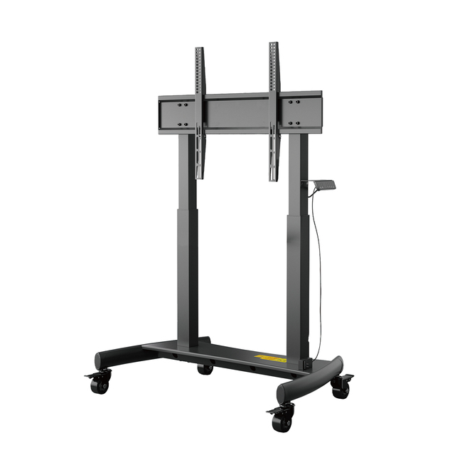 NBHY Customize Modern Dual Motor Mobile Height Adjustable Electric TV Cart Stand Motorized TV Lift