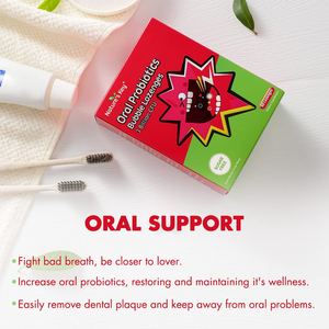 Sugar Free Oral <strong>Probiotic</strong> Bubble Lozenges <strong>Tablet</strong> 3 Billion CFU Support Teeth Gums Health and Fresh Breath - Product Image 2
