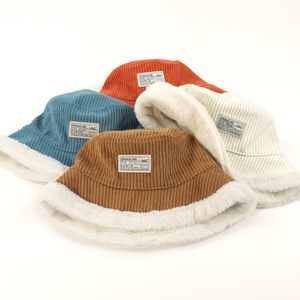 ChokoLids Reversible Fur Bucket <b>Hat</b> <b>Corduroy</b> Faux Fur Unisex Winter <b>Hat</b> Casual Wear - Product Image 4