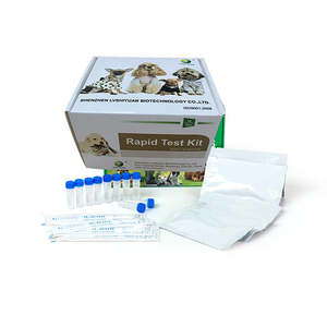 Kit de test rapide 2 en 1 pour l'antigène du virus de la maladie de Carré canine et du parvovirus pour animaux de compagnie, <span class=keywords><strong>diagnostic</strong></span> vétérinaire - Product Image 5