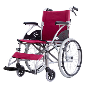 Fauteuil roulant manuel Taikang Sunshine 32A en alliage d'aluminium, pliable, grandes roues, léger, adapté aux voyages, pour personnes âgées - Product Image 4
