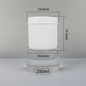ขวดพลาสติก HDPE สีขาวหลายขนาดพร้อมฝาปิด สำหรับบรรจุอาหาร ยา ผง เครื่องสำอาง วัตถุดิบ บรรจุภัณฑ์เปล่า - Product Image 6