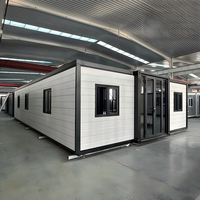 Offre Spéciale – Maisons Conteneurs Modulaires Pliables et Extensibles de 20, 30 et 40 pieds, Cabines Compactes avec 3 Chambres et Cuisine