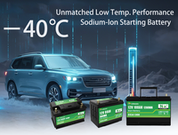 Baterai Ion Natrium OEM ODM 12V 70Ah, Baterai Starter Mobil, CCA Tinggi, BMS Pintar, Baterai Penggerak untuk Mobil, SUV, Truk