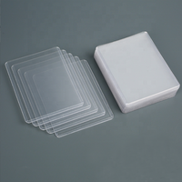 Personnalisé 35PT 3X4 Top Loader Porte-cartes en plastique Pochettes pour cartes à collectionner pour basket-ball