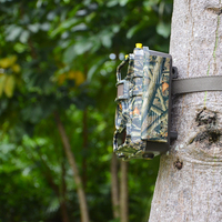 Cámara de Vida Silvestre 4G, 24MP, Video 1080P, Ubicación GPS, Disparador de Movimiento de 0.2s-0.4s, Cámara de Caza Impermeable IP66 con Gestión por Aplicación