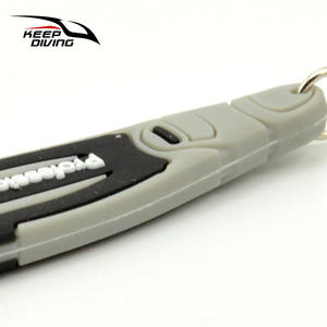 Llavero con Forma de Aletas de Aleación, Colgante de Buceo, Adorno, Recuerdo de Buceo, Tirador de Cremallera, Lapislázuli, PS-034 - Product Image 4