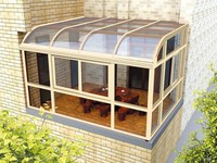 Kits d'enceinte de patio de serre de croissance en aluminium quatre saisons, maison, extérieur, jardin, maison en verre