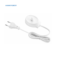 Support de charge de remplacement blanc, prise AC EU, base de charge électrique portable, chargeur de brosse à dents pour Oral B