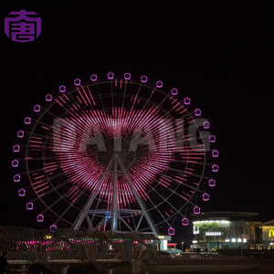 24V RVB LED Point Source de Lumière Étanche Extérieure 60mm 16 Pixel pour Amusement Funfair Thème Parc Hôtel Éclairage PC Matériel IP65 - Product Image 1