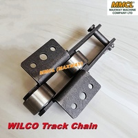 MAXWAY MMCL Chaîne à maillons en alliage de titane haute résistance traité thermiquement pour chenilles de ponton d'excavatrice amphibie WILCO (Personnalisé)