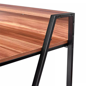 Bàn máy tính <span class=keywords><strong>mini</strong></span> hiện đại với thiết kế kim loại bằng gỗ để học tại nhà & sử dụng văn phòng - Product Image 6