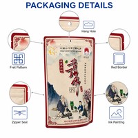 Sachet Doypack Personnalisé Imprimé Numérique avec Fermeture Zip Refermable, Emballage Alimentaire pour Thé Noir et Thé en Vrac