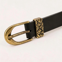 Boucles de ceinture pour hommes d'affaires, logo gravé sur mesure, alliage de zinc, métal résistant à la rouille, anti-rayures, pour ceinture en cuir