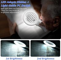 Loupe d'écran à 20 LED avec lampe et support, fonction automatique 3.0X, portable