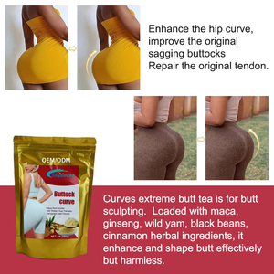 Integratore Naturale per il Miglioramento della Curva dei Glutei per Adulti, Polvere di Erbe Organiche con Maca e Fieno Greco per Glutei Più Pieni e Scolpiti - Product Image 3