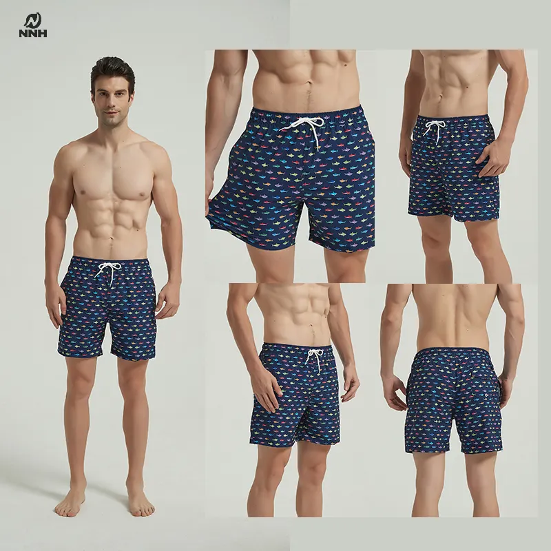 Good quality Beach shorts mens waterproof board shorts blank swim trunks