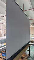 Écran de projection motorisé ALR Black Crystal de 100 pouces pour cinéma maison, format 16:9, portable 4K, garantie 1 an