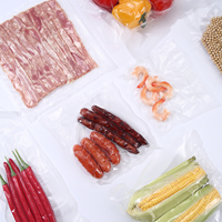 Sacs sous vide haute barrière 7 couches co-extrudées PA/PE gaufrées anti-perforation, pochettes congelables pour viande et fruits de mer