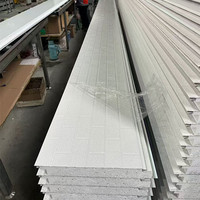 Panneaux sandwich en acier isolé avec polyuréthane pour les murs d'entrepôts - Utilisation en construction