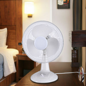 Ventilador Eléctrico de Escritorio de Plástico Ecológico, Silencioso, con Enfriamiento por Aire, Control Mecánico, Portátil, en Oferta - Product Image 3