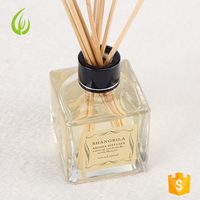 Bouteille décorative en verre diffuseur de roseaux parfumés, bouteille de diffuseur de roseaux parfumés à la lavande diffuseur de roseaux