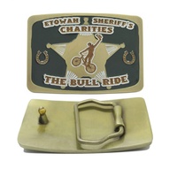 Hebilla de Cinturón Personalizada de Metal Antiguo para Bicicleta, Carrera, Recuerdo, Honor