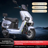 Scooter électrique urbain de haute qualité 1000W, 72V20AH, moto électrique pour adulte, 2 places pour livreur