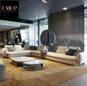Ensemble <span class=keywords><strong>de</strong></span> canapés <span class=keywords><strong>de</strong></span> style européen robuste <span class=keywords><strong>et</strong></span> durable avec coussins en tissu en forme <span class=keywords><strong>de</strong></span> L pour la maison, le bureau, le salon, la réception - Product Image 2