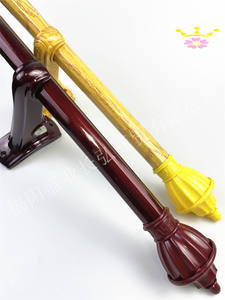 Roman Rod High Quality High Grade <strong>Light</strong> Curtain Accessories Curtain Hanger Imitation <strong>Wood</strong> Color <strong>Pole</strong> Curtain <strong>Poles</strong> - Product Image 5