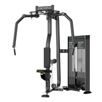Machine de musculation DFT Fitness DFT-E697 Pearl Delt/Pec Fly avec pile de poids de 100 kg, construction en acier, réglable, durable et sûre